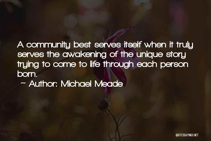 Service To Community Quotes By Michael Meade