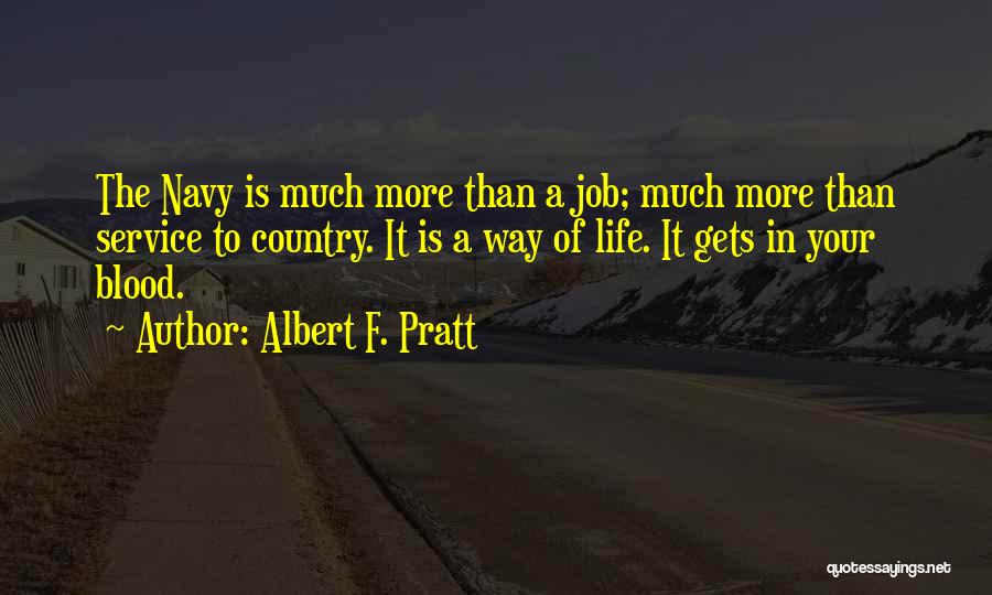 Service To Country Quotes By Albert F. Pratt