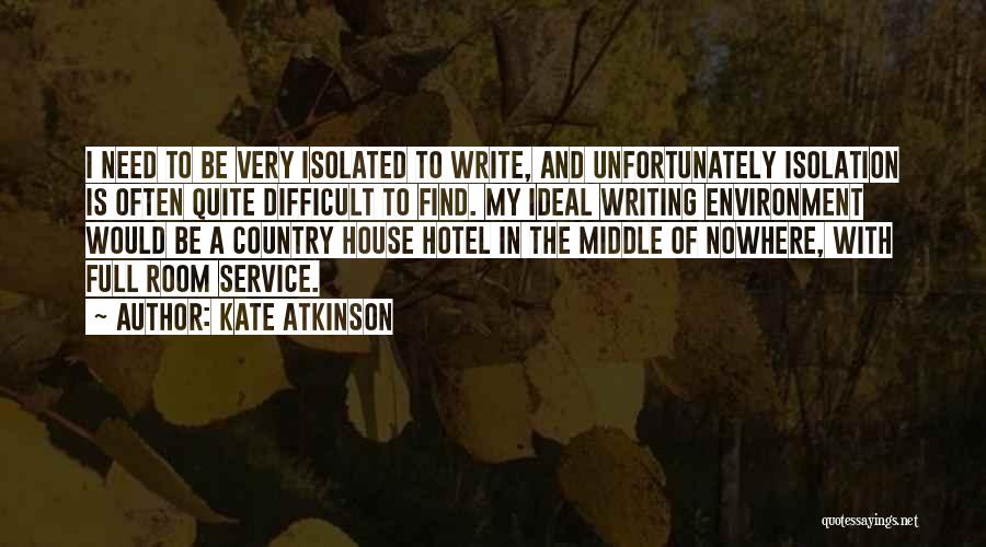 Service To Country Quotes By Kate Atkinson