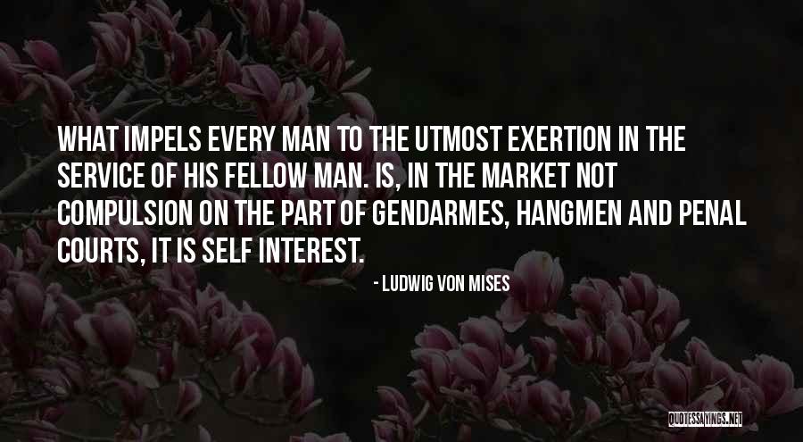 Service To Fellow Man Quotes By Ludwig Von Mises