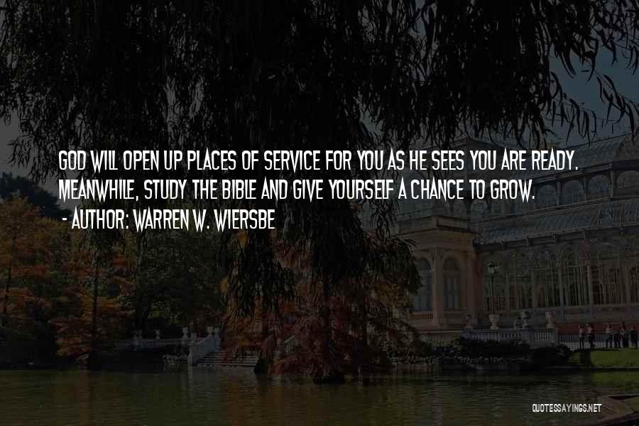 Service To God Bible Quotes By Warren W. Wiersbe