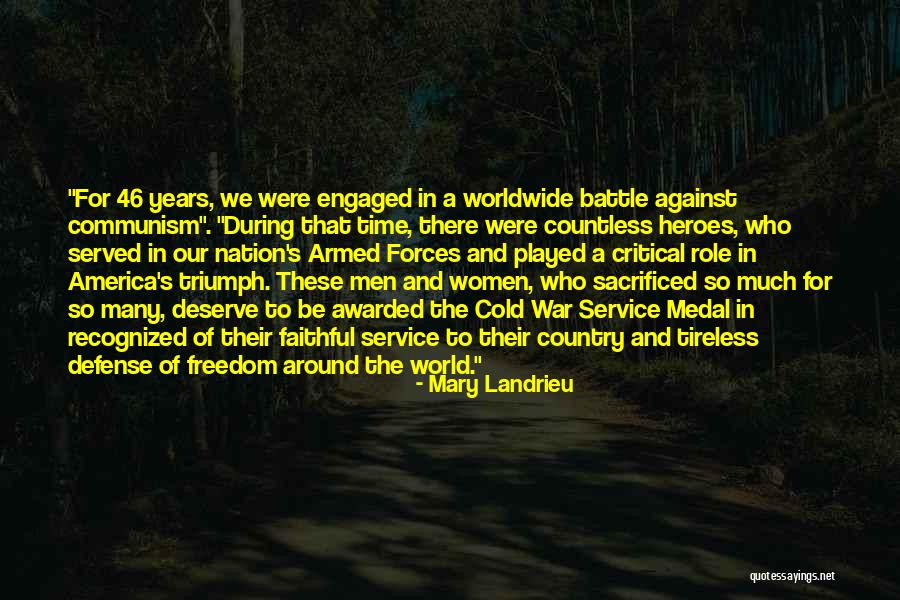 Service To Nation Quotes By Mary Landrieu Service To Nation Quotes By Mary Landrieu