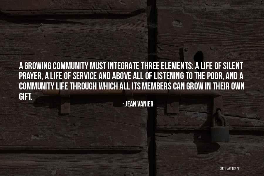 Service To The Community Quotes By Jean Vanier