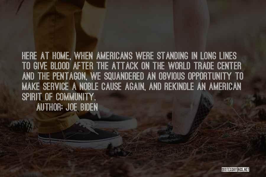 Service To The Community Quotes By Joe Biden