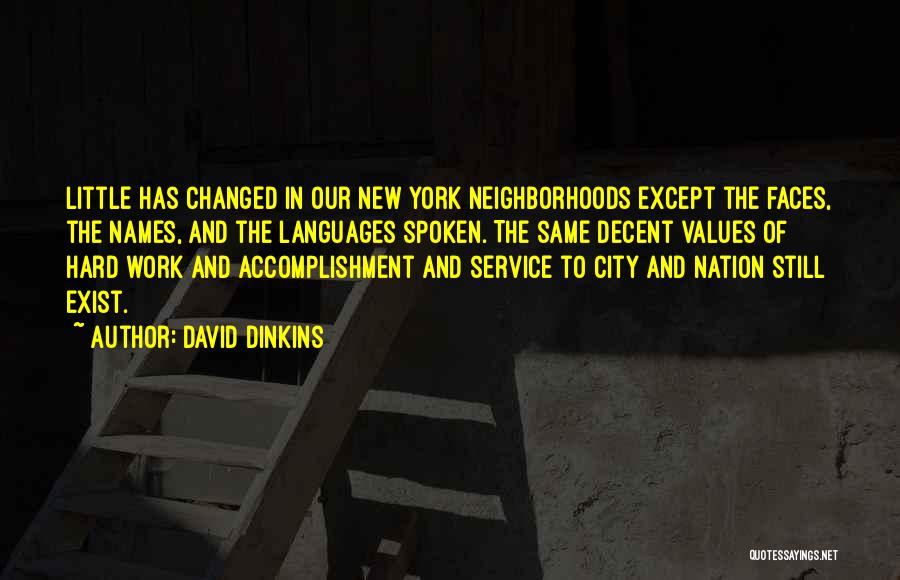 Service To The Nation Quotes By David Dinkins