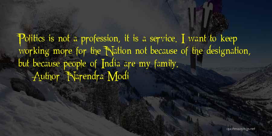 Service To The Nation Quotes By Narendra Modi