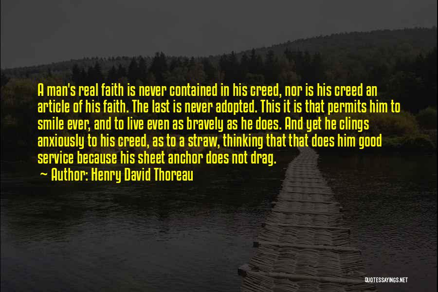 Service With A Smile Quotes By Henry David Thoreau