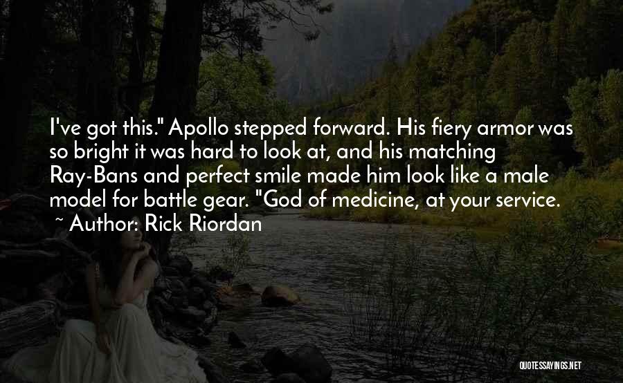 Service With A Smile Quotes By Rick Riordan