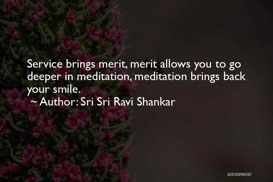 Service With A Smile Quotes By Sri Sri Ravi Shankar