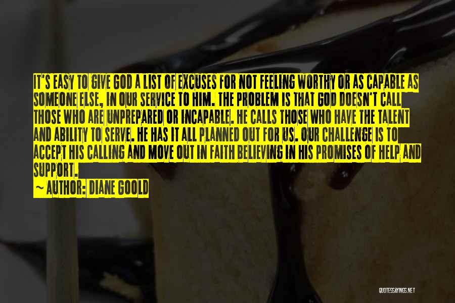 Serving God And Others Quotes By Diane Goold