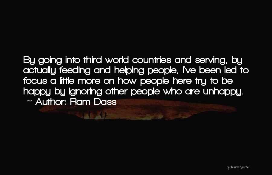 Serving My Country Quotes By Ram Dass