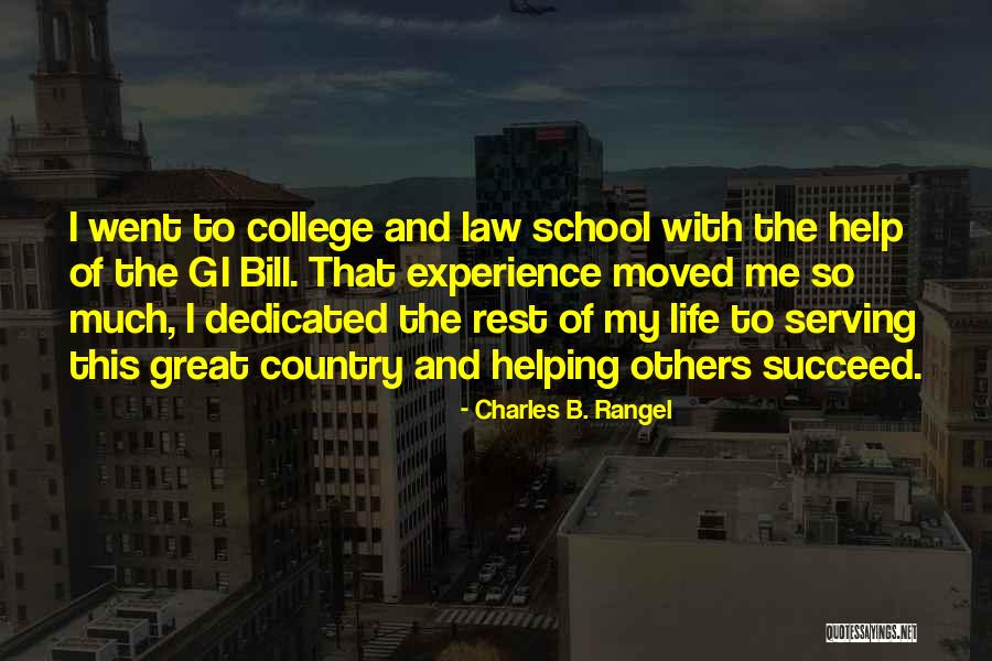 Serving The Country Quotes By Charles B. Rangel