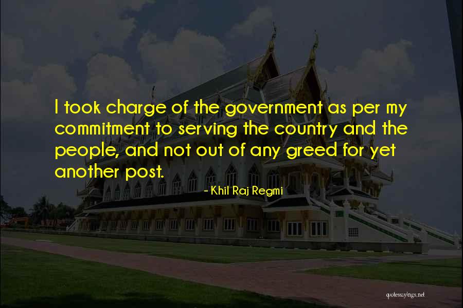 Serving The Country Quotes By Khil Raj Regmi Serving The Country Quotes By Khil Raj Regmi