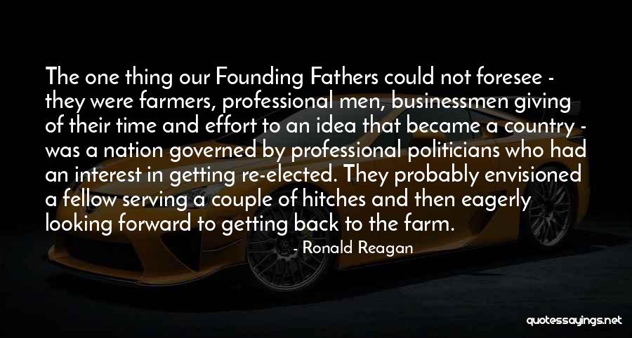 Serving The Country Quotes By Ronald Reagan