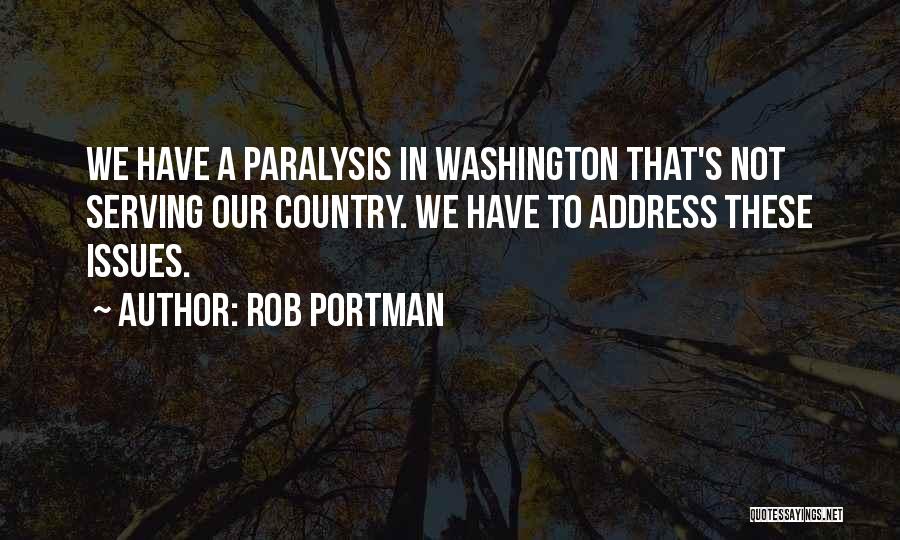 Serving Your Country Quotes By Rob Portman