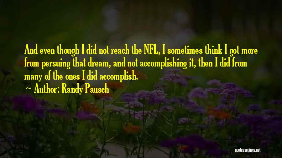 Sesali Quotes By Randy Pausch