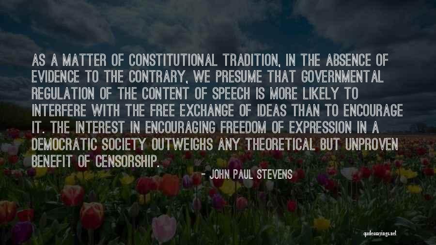 Sesinando De Leon Quotes By John Paul Stevens