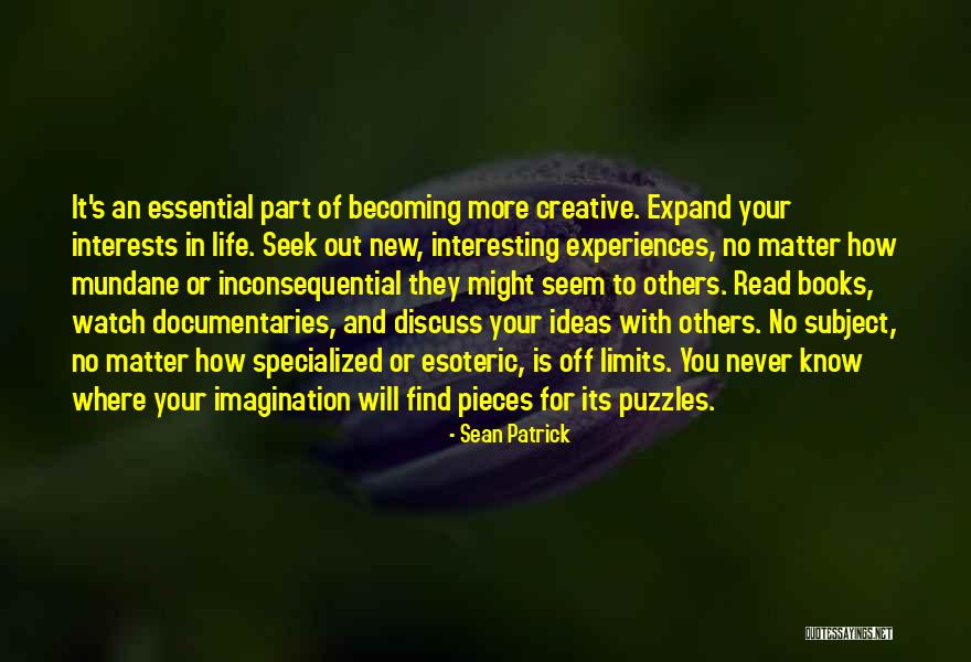 Sessay Quotes By Sean Patrick Sessay Quotes By Sean Patrick
