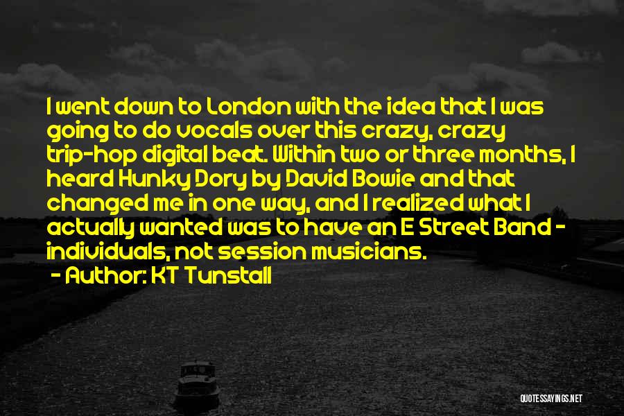 Session Musicians Quotes By KT Tunstall