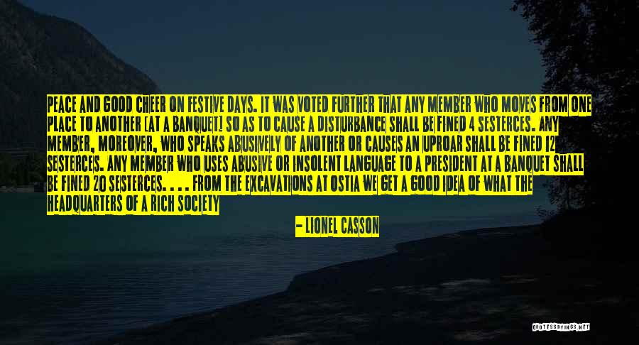 Sesterces Quotes By Lionel Casson Sesterces Quotes By Lionel Casson