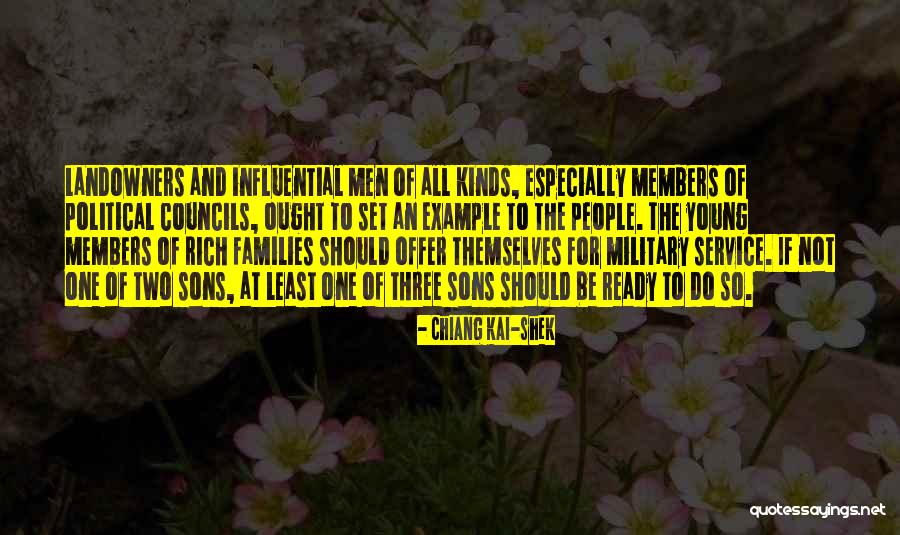 Set An Example Quotes By Chiang Kai-shek Set An Example Quotes By Chiang Kai-shek
