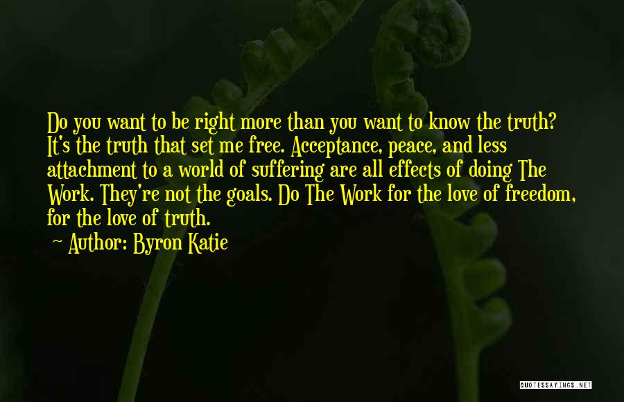 Set It Free Love Quotes By Byron Katie