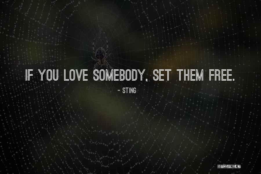 Set You Free Love Quotes By Sting