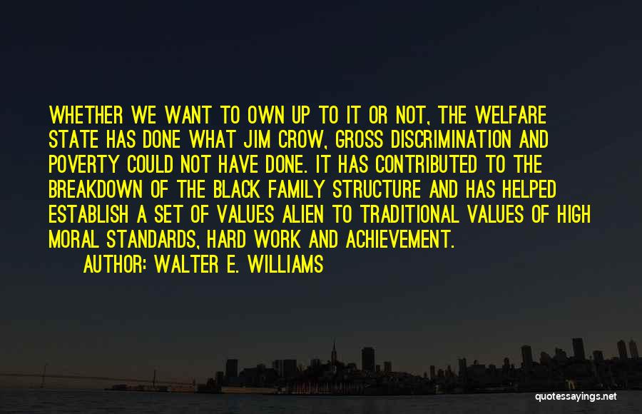 Set Your Standards High Quotes By Walter E. Williams