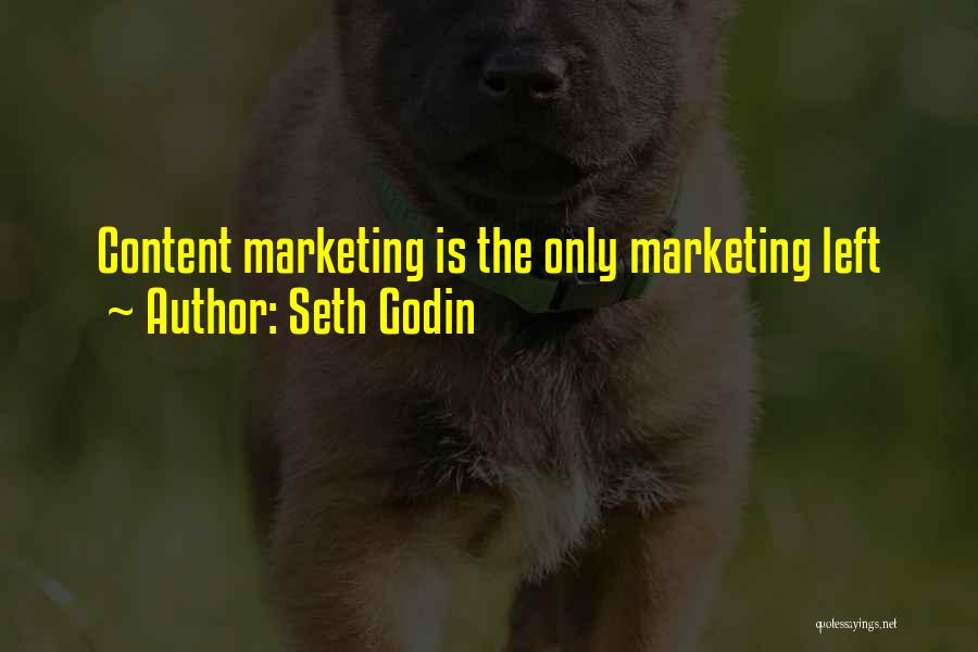 Seth Godin Content Marketing Quotes By Seth Godin