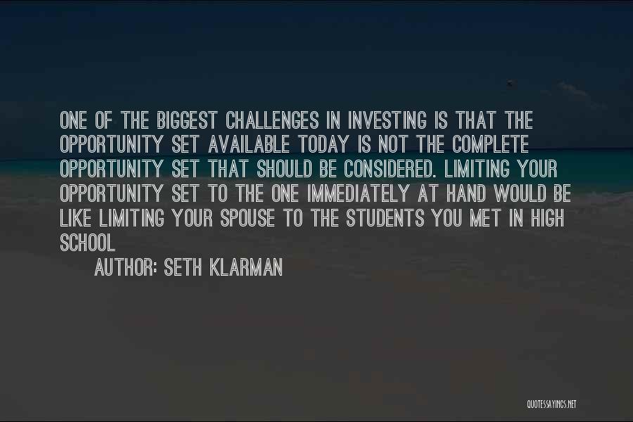 Seth Klarman Quotes 1405224