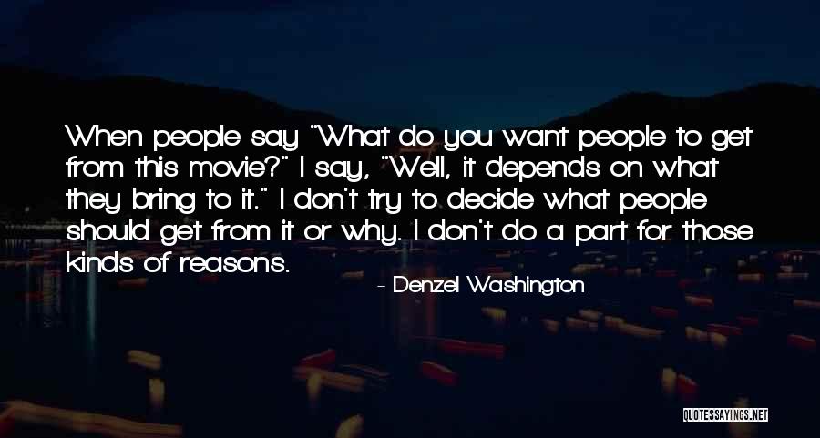 Sethe's Mother Quotes By Denzel Washington