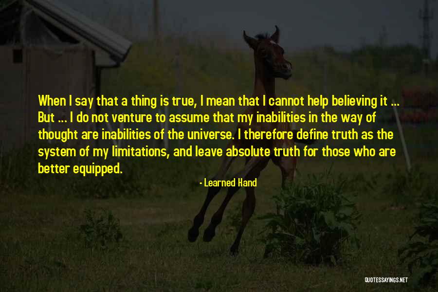 Setta Luna Quotes By Learned Hand Setta Luna Quotes By Learned Hand