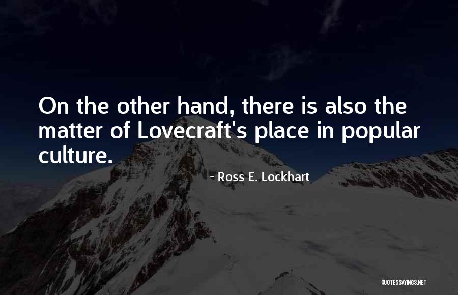 Settimo Cielo Quotes By Ross E. Lockhart Settimo Cielo Quotes By Ross E. Lockhart