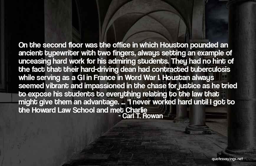 Setting An Example Quotes By Carl T. Rowan Setting An Example Quotes By Carl T. Rowan