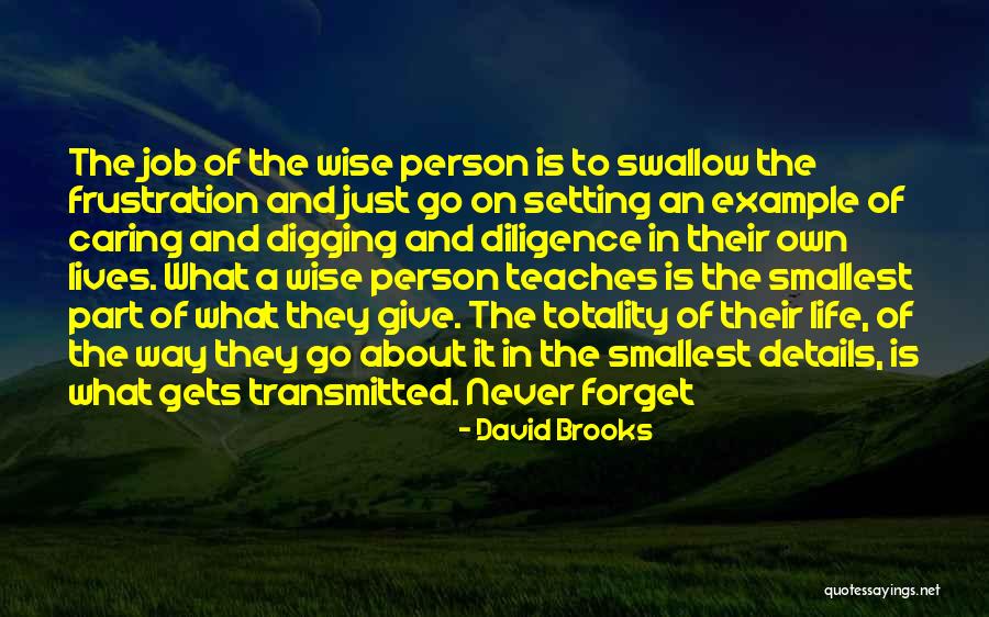 Setting An Example Quotes By David Brooks Setting An Example Quotes By David Brooks