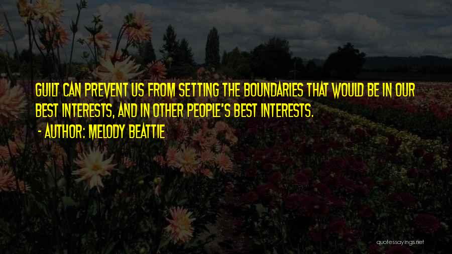 Setting Boundaries Quotes By Melody Beattie