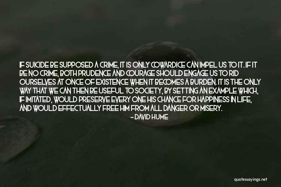 Setting Example Quotes By David Hume