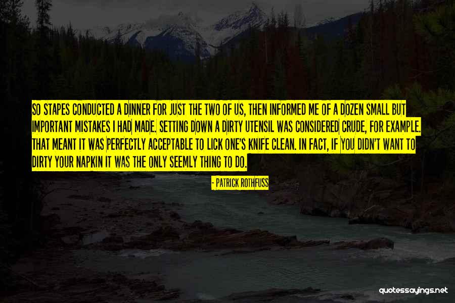 Setting Example Quotes By Patrick Rothfuss Setting Example Quotes By Patrick Rothfuss