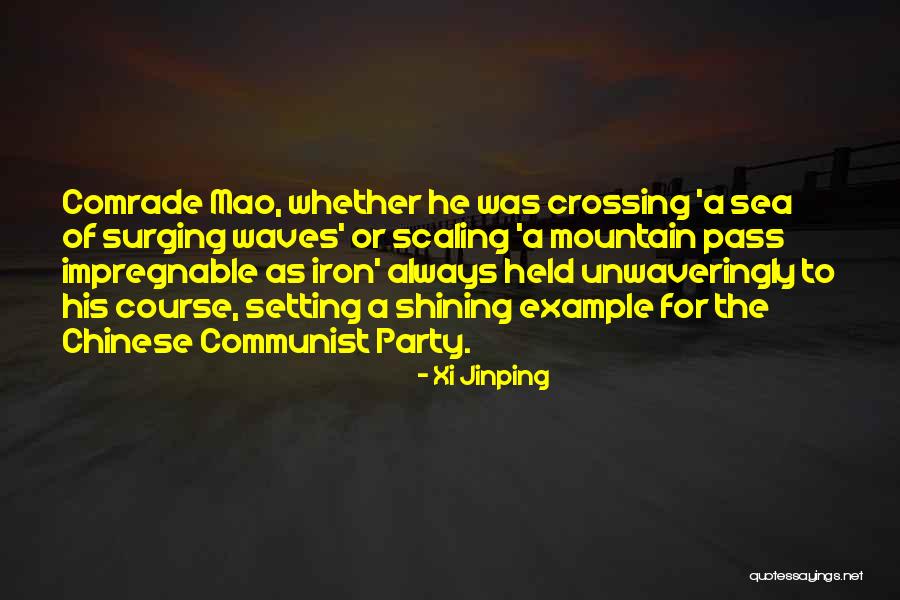 Setting Example Quotes By Xi Jinping