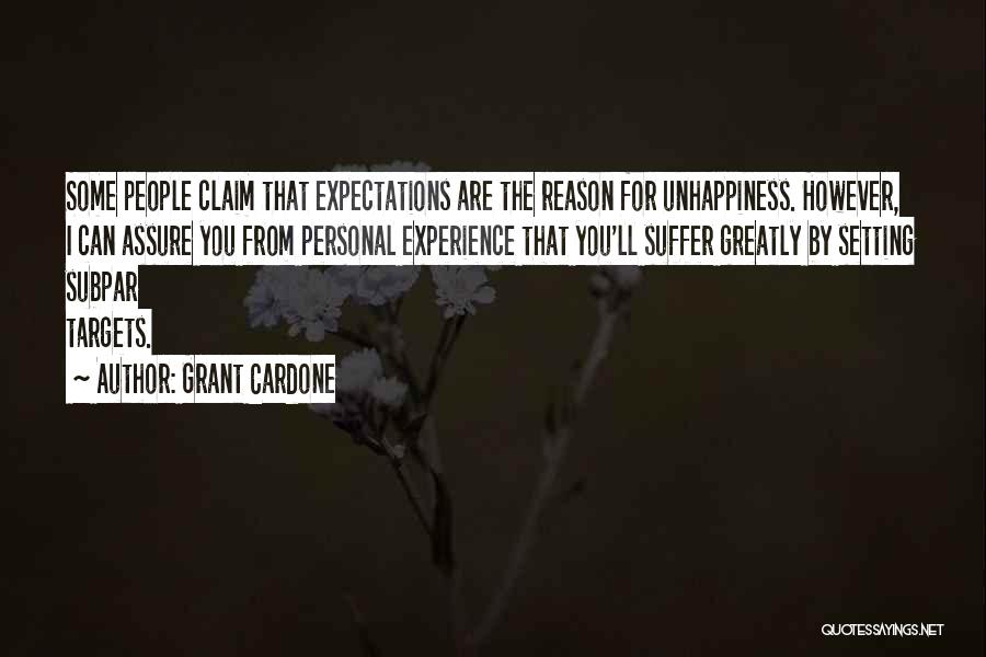 Setting Expectations Quotes By Grant Cardone