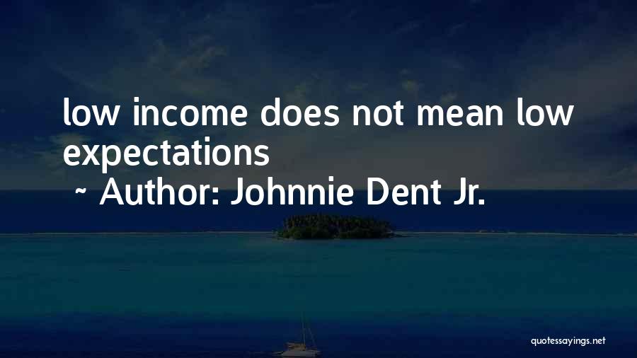 Setting Expectations Quotes By Johnnie Dent Jr.