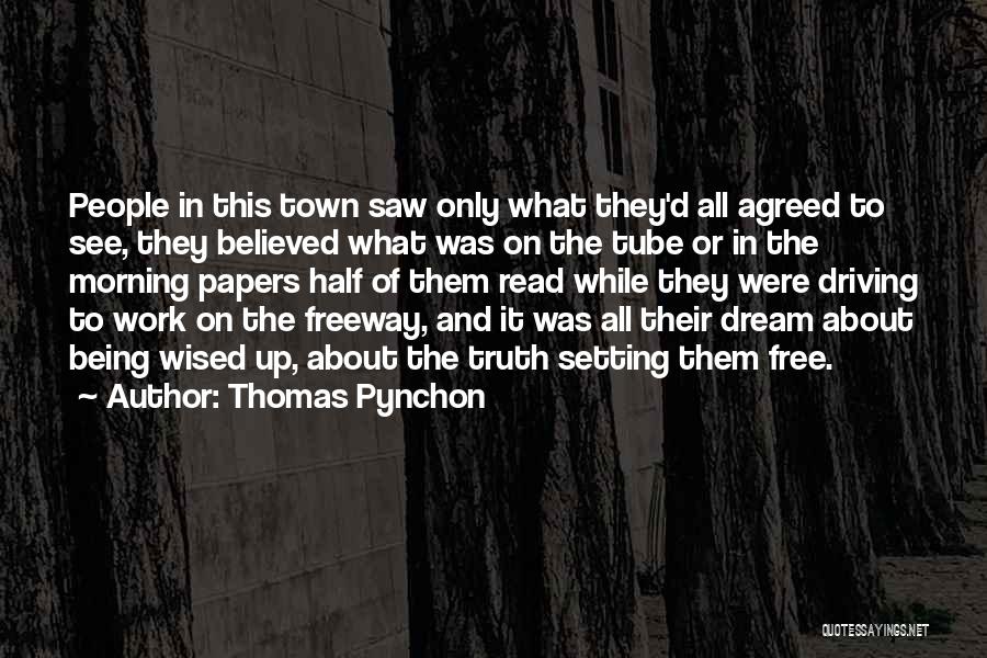 Setting Free Of Someone Quotes By Thomas Pynchon