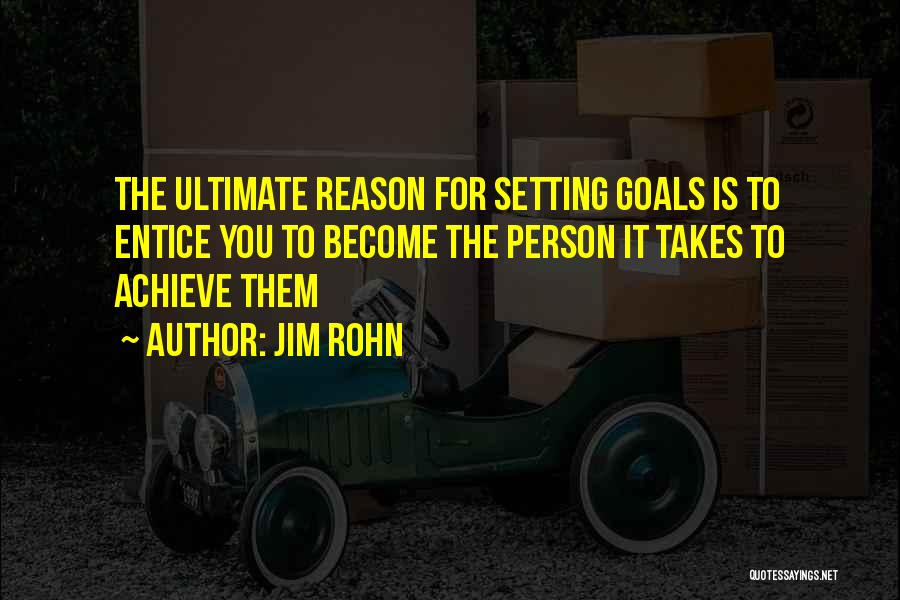 Setting Goals Quotes By Jim Rohn