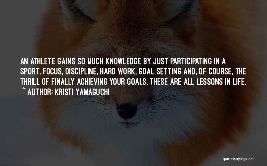 Setting Goals Quotes By Kristi Yamaguchi