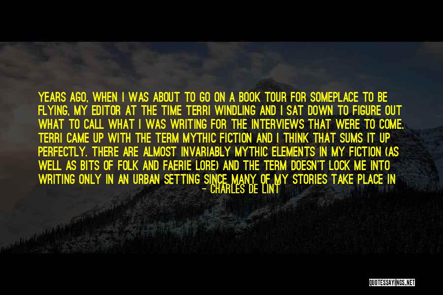 Setting In A Book Quotes By Charles De Lint Setting In A Book Quotes By Charles De Lint