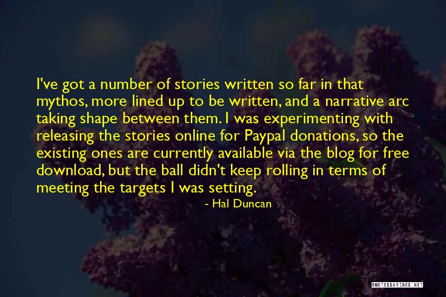 Setting Target Quotes By Hal Duncan Setting Target Quotes By Hal Duncan