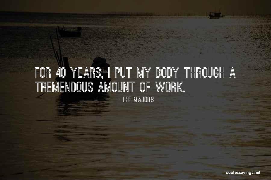 Setting The Right Example Quotes By Lee Majors
