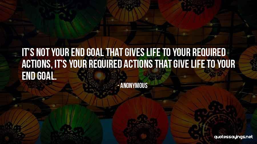 Setting Up Goals Quotes By Anonymous
