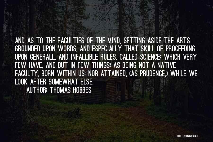 Setting Your Mind To Something Quotes By Thomas Hobbes