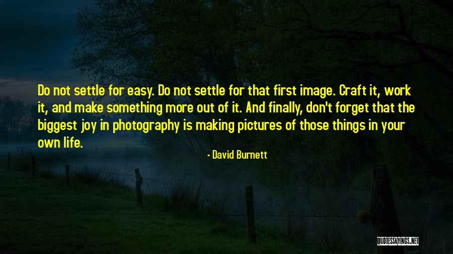 Settle For Nothing Less Quotes By David Burnett Settle For Nothing Less Quotes By David Burnett